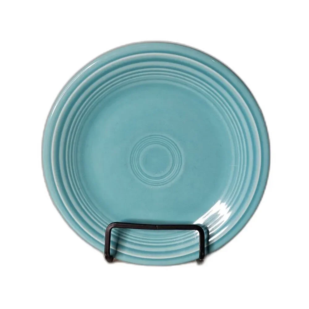 Fiestaware Teal Turquoise‎ Blue Green Salad/Dessert Plates 7.25